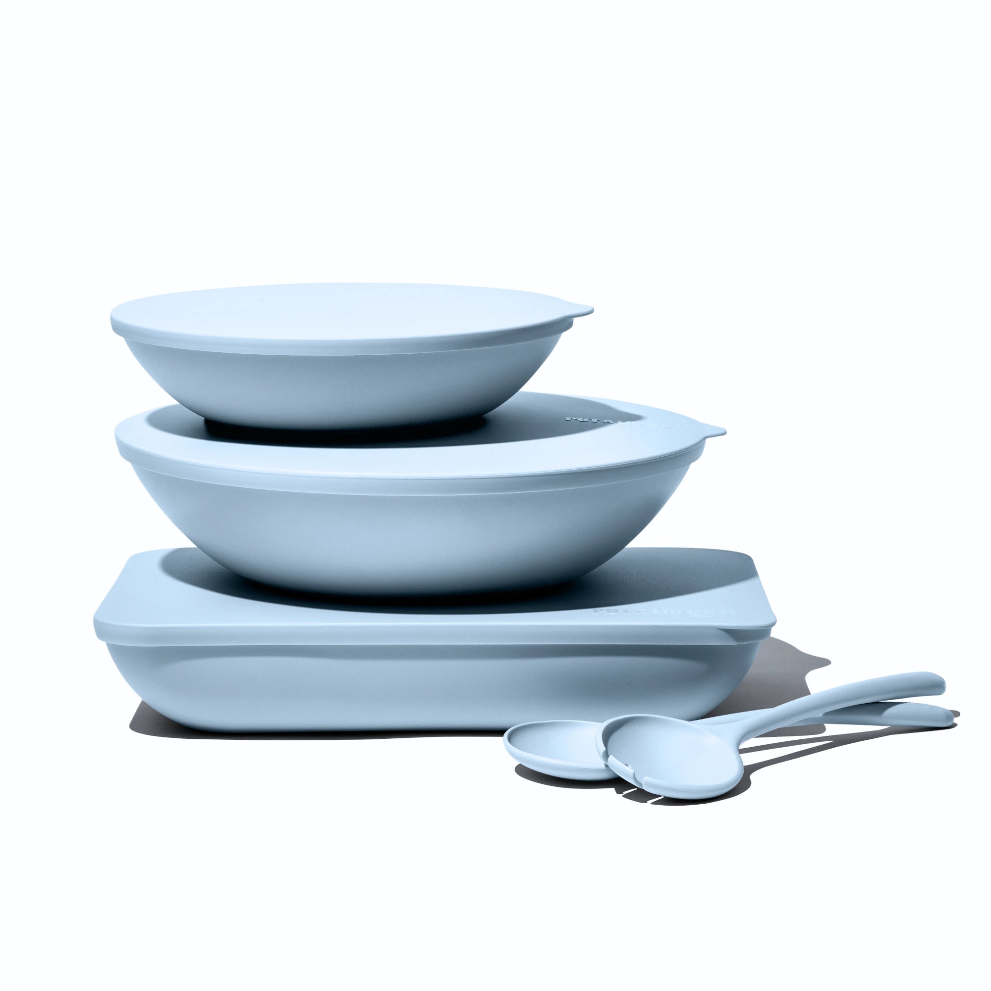 The Complete Package: Large & Small Serving Bowls, Platter and Salad Servers - Colour Sets