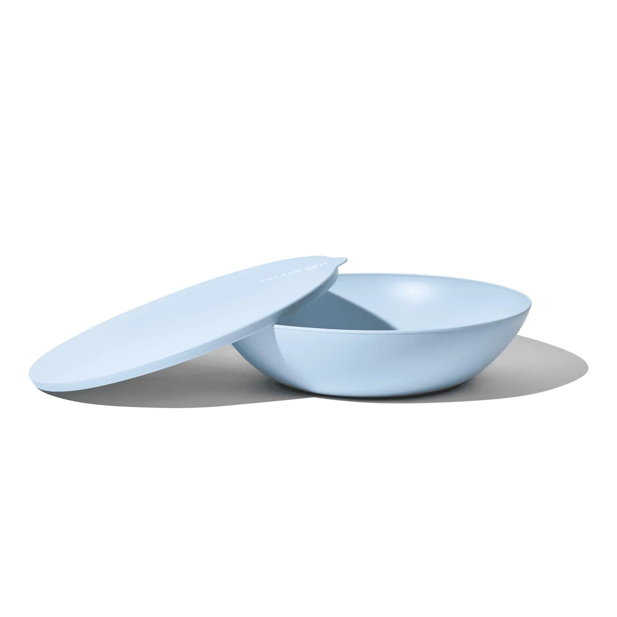 Serving bowl with a lid — the round (large) - PAL005-BLU - Put a lid on it