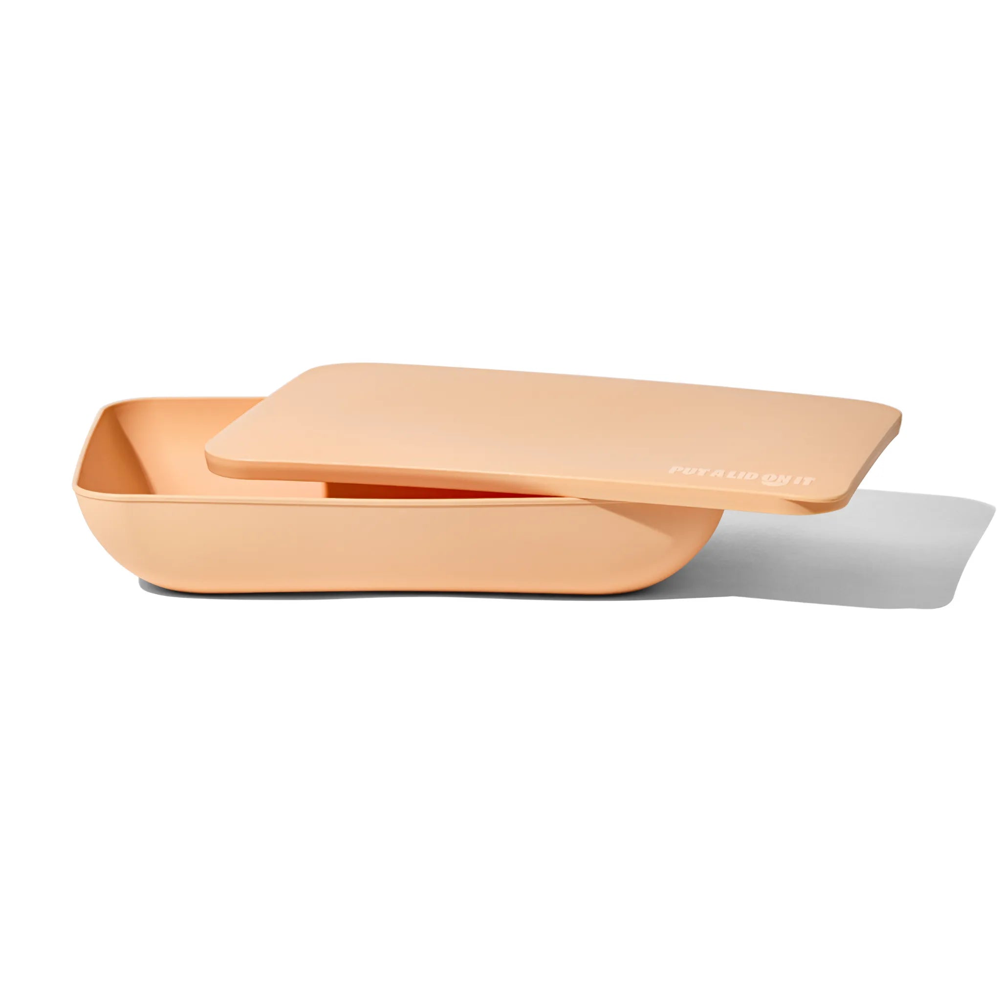 Serving platter with a lid — the rectangle - PAL006-PEA - Put a lid on it