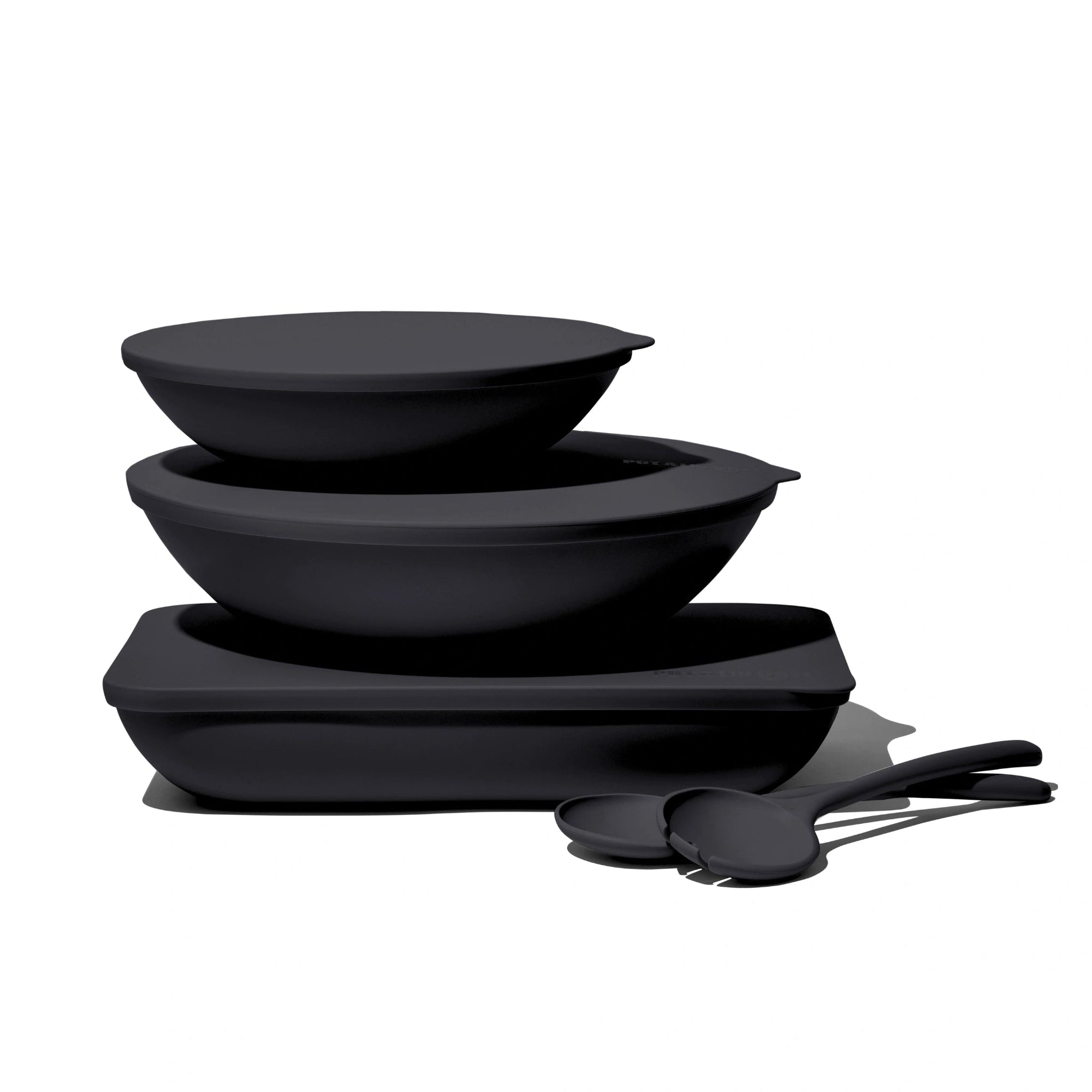 The Complete Package: Large & Small Serving Bowls, Platter and Salad Servers - Colour Sets -  - Put a lid on it