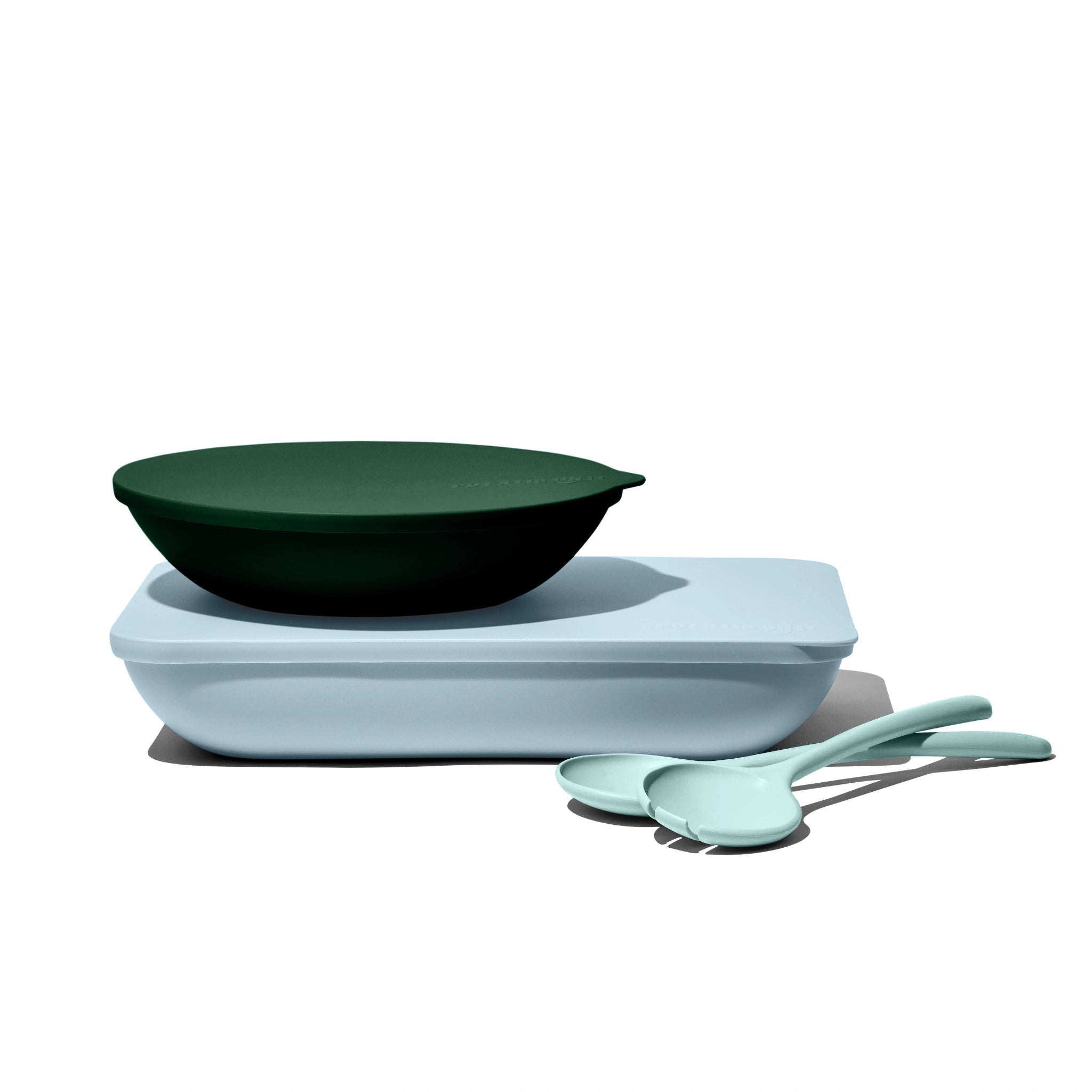 The Entertainer: Platter, Small Bowl & Salad Servers - Coastal -  - Put a lid on it
