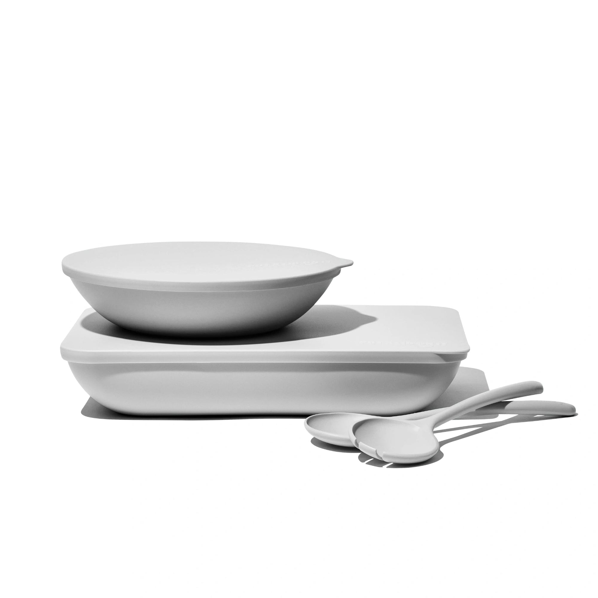 The Entertainer: Platter, Small Bowl & Salad Servers - Colour Sets -  - Put a lid on it