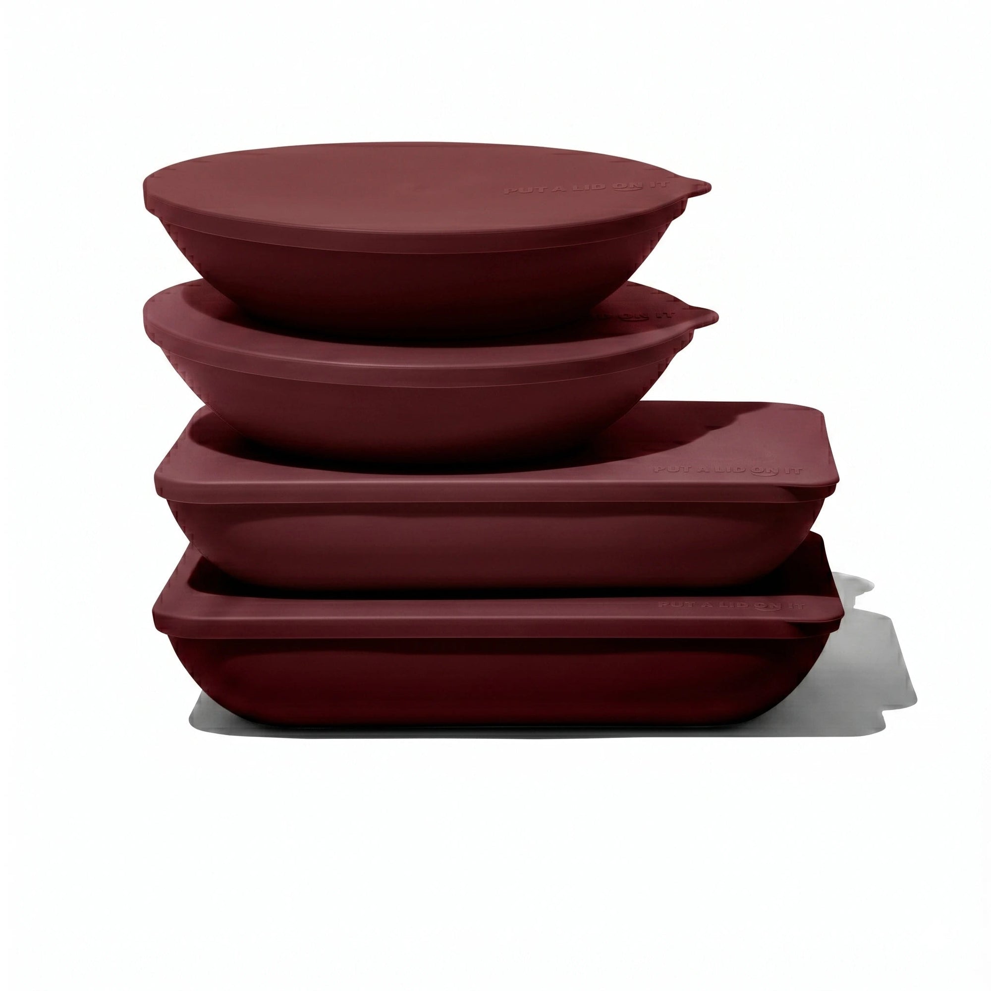 The Entertainer: Two Large Bowls & Two Platters - Colour Sets -  - Put a lid on it