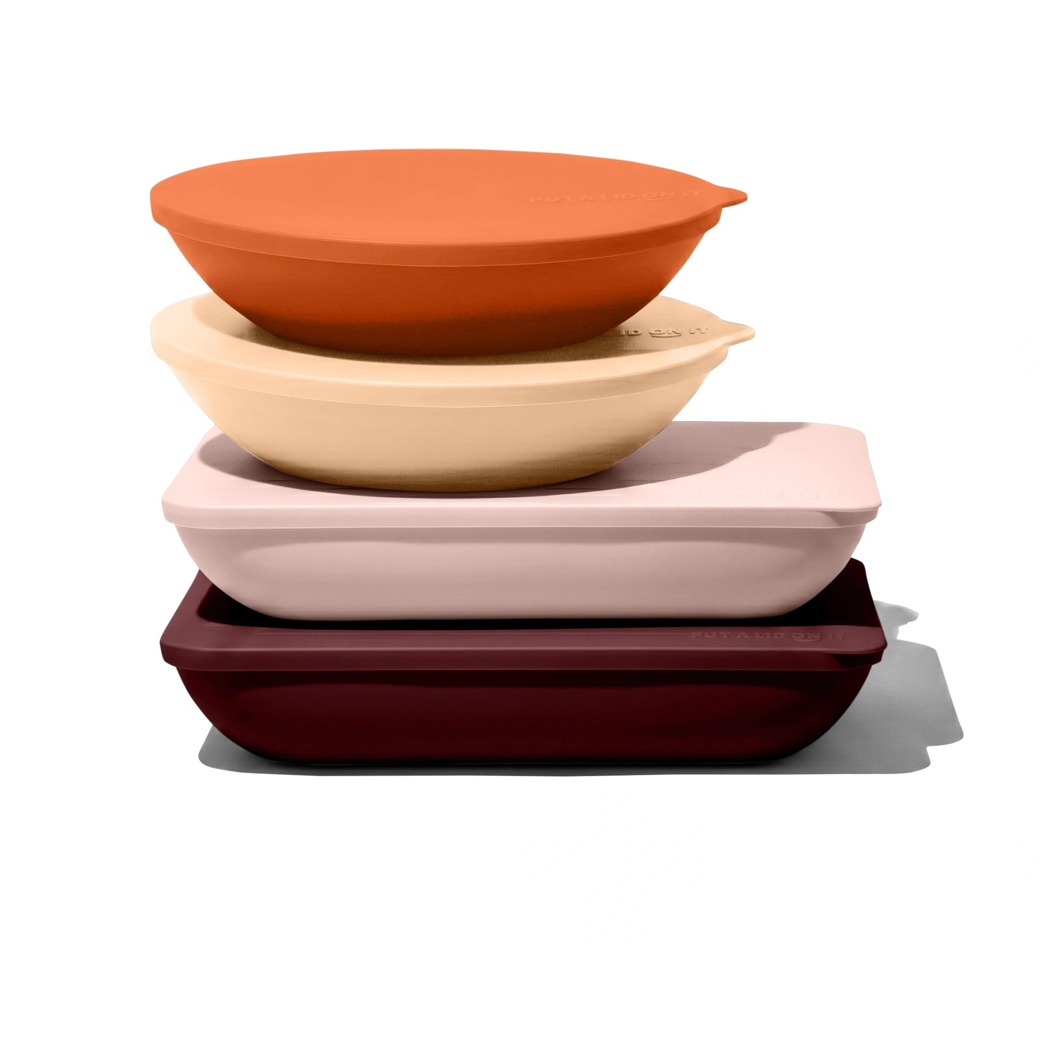 The Entertainer: Two Large Bowls & Two Platters - Iconic -  - Put a lid on it