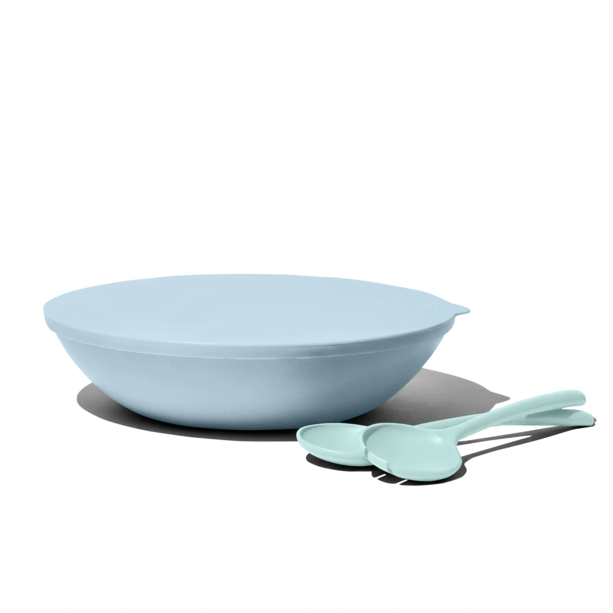 The Essentials: Large Bowl & Servers - Coastal -  - Put a lid on it