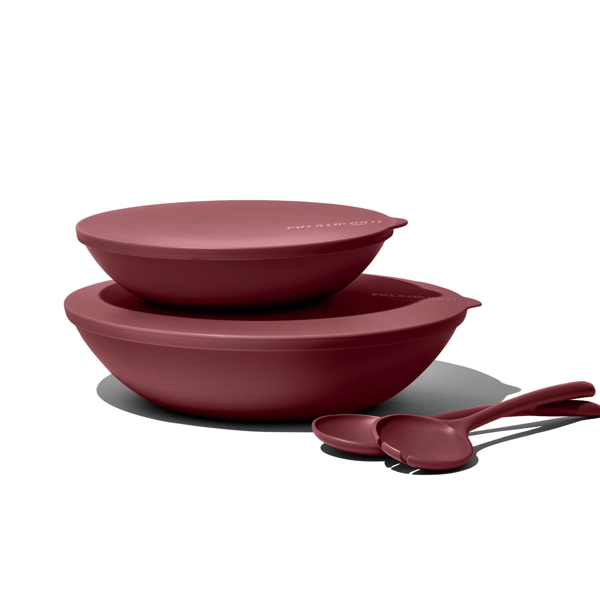 The Ultimate Trio: Large & Small Serving Bowls and Servers - Colour Sets -  - Put a lid on it